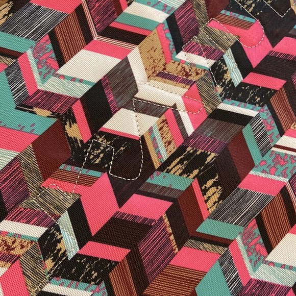 NWT Kavu Rope Sling Bag Sunset Blocks ~ Water Resistant - Picture 6 of 10